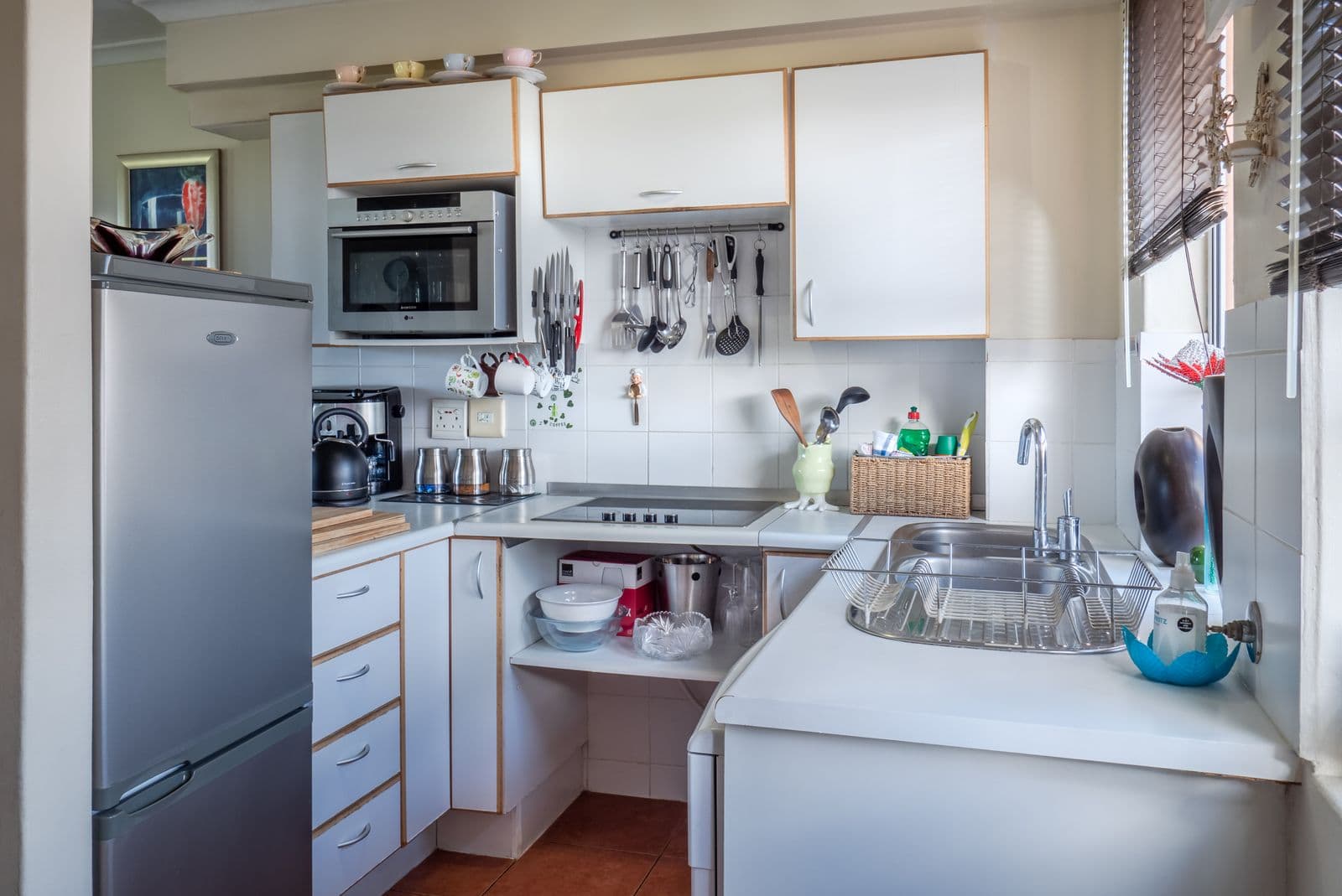 Kitchen cabinet transformation — before